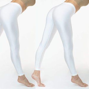 american apparel nylon tricut legging 🔥